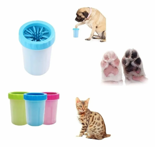 Limpiador Patas Cepillo Mascotas Talla M
